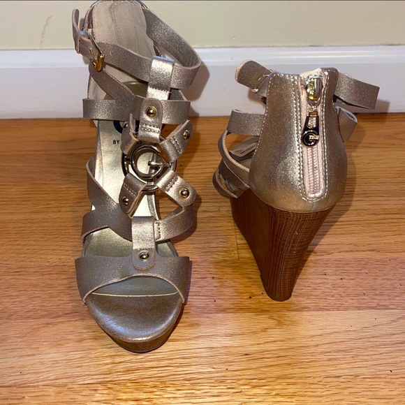 G by Guess Wedge Gladiator Sandals - Picture 2 of 3